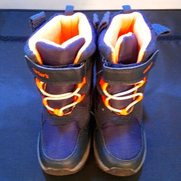 CARTER'S LACE UP TODDLER VELCRO STRAP CLOSURE SNEAKER BOOT - Picture 13 of 14